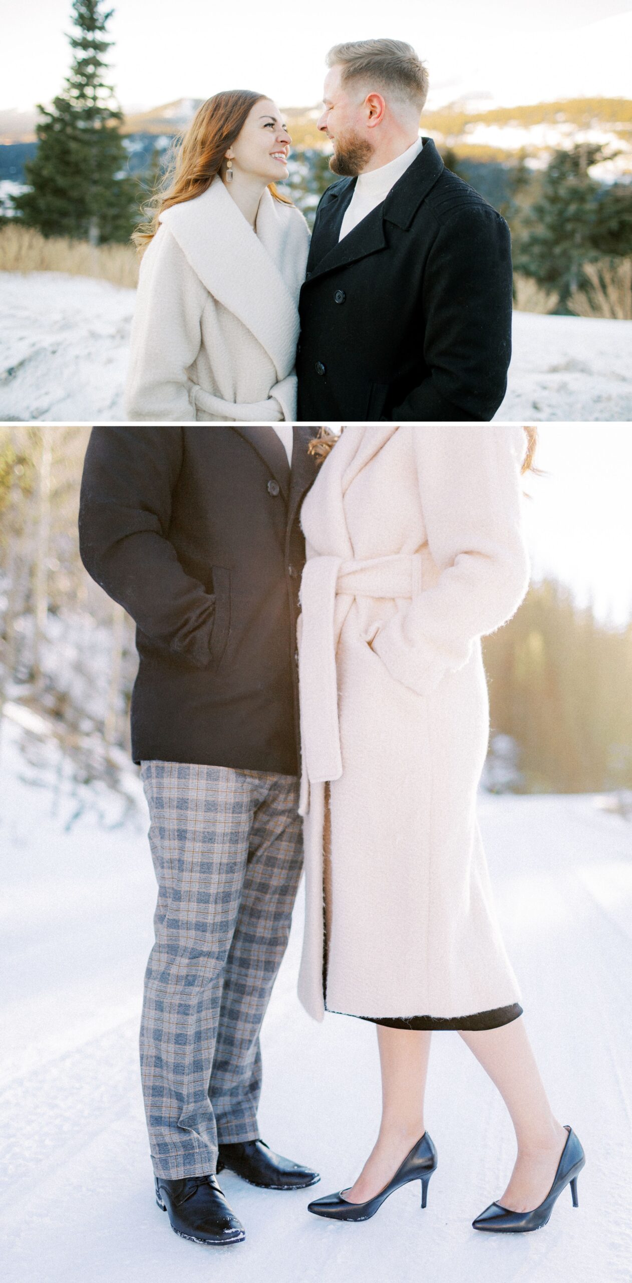 Colorado Engagement Photos in Winter