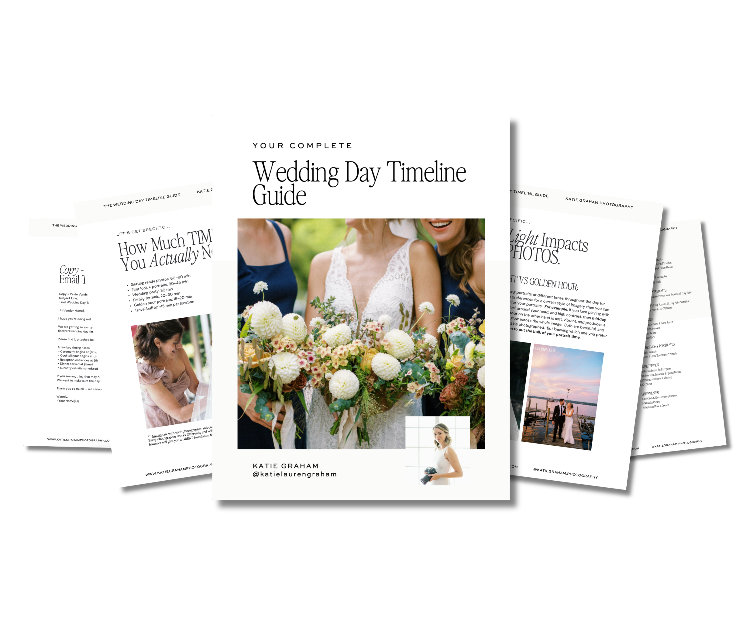 How to create a wedding day timeline